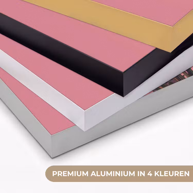 Plant - Bladeren - Stippen - Abstract Textielframe zwart klein -USP_kleurenNL