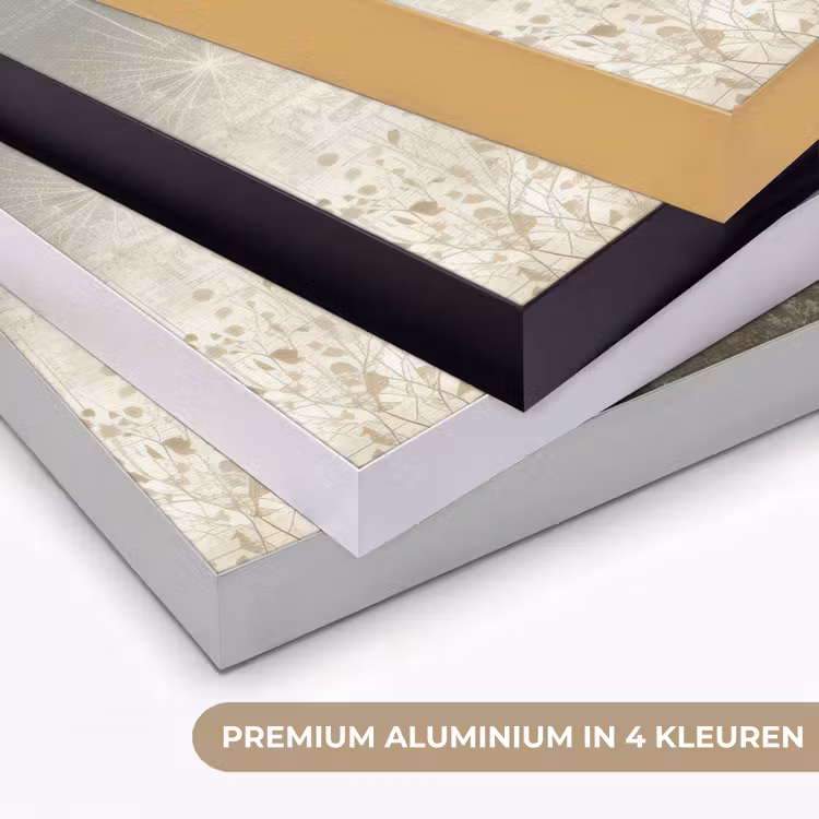 Pluis - Vrouw - Beige Textielframe zwart klein -USP_kleurenNL