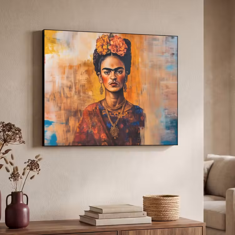 Portret - Sieraden - Schilderachtig Textielframe - compleet frame klein -sfeer3