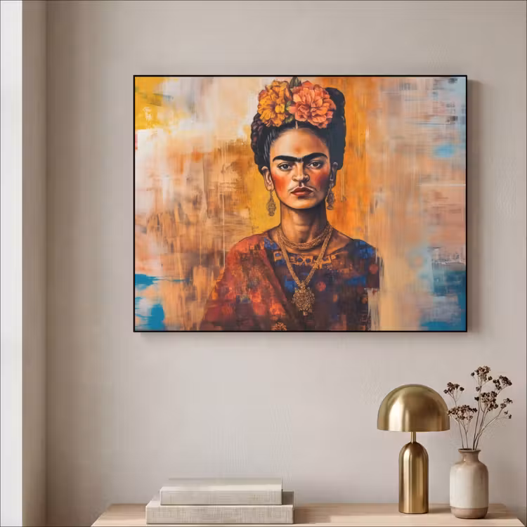 Portret - Sieraden - Schilderachtig Textielframe - compleet frame klein -sfeer2