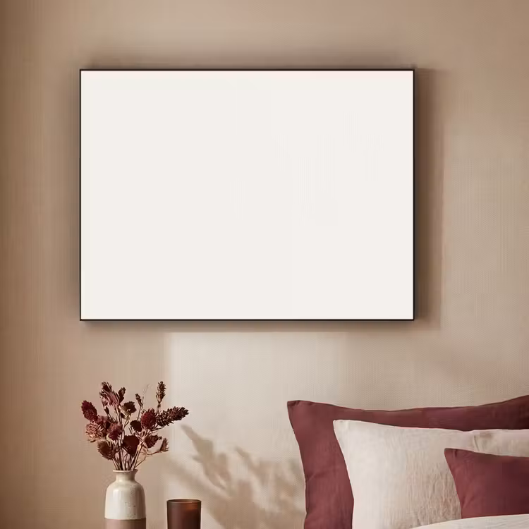 Pure - Alabaster - Wit Textielframe zwart klein 947 -sfeer1