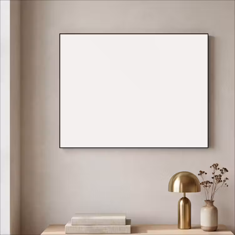Pure - Alabaster - Wit Textielframe zwart klein 947 -sfeer2