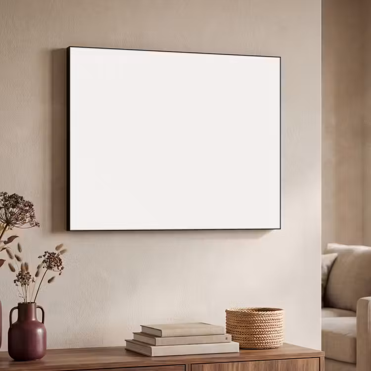 Pure - Alabaster - Wit Textielframe zwart klein 947 -sfeer3