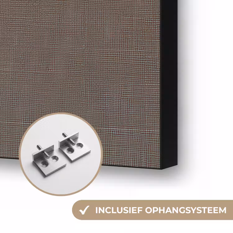 Raster - Halve cirkels - Contrast Textielframe zwart klein -USP_ophangsysteemNL