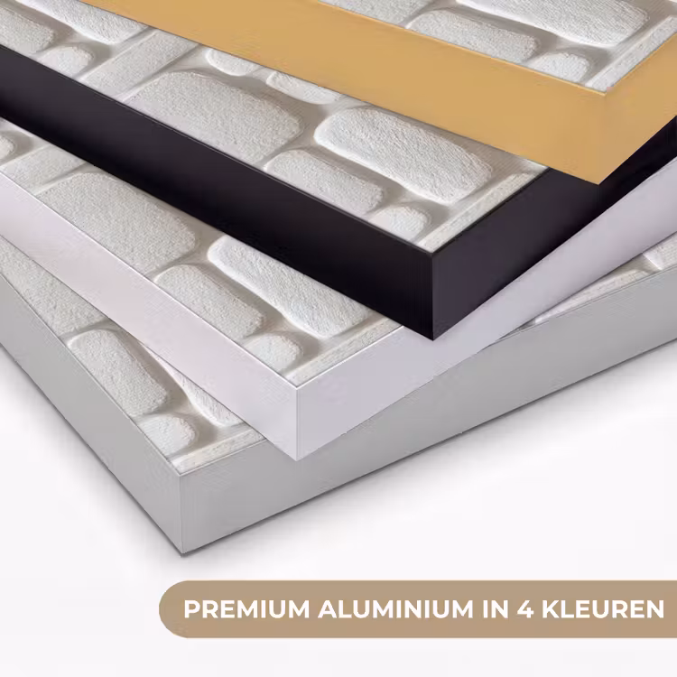 Reliëf - Structuur - Wit Textielframe zwart klein 947 -USP_kleurenNL