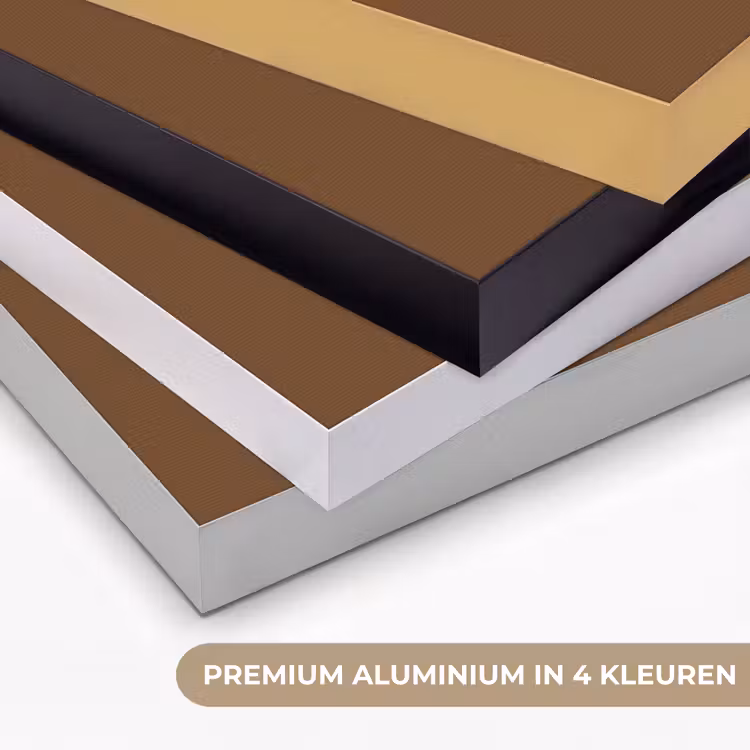 Rich - Espresso - Bruin Textielframe zwart klein 947 -USP_kleurenNL
