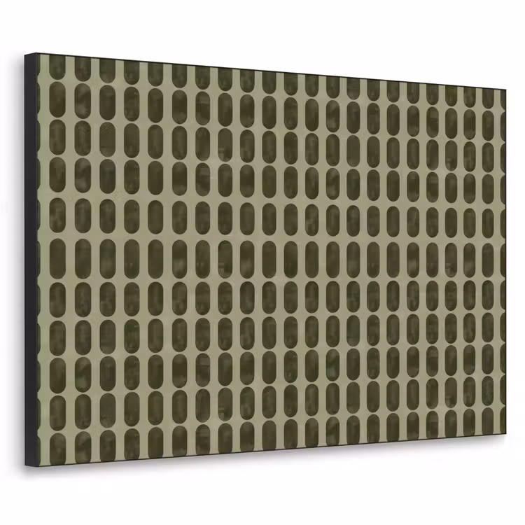 Ritmisch - Effect - Groen Textielframe zwart klein 947 -3d