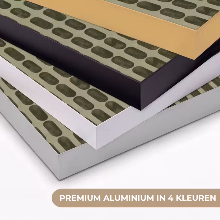 Ritmisch - Effect - Groen Textielframe zwart klein 947 -USP_kleurenNL