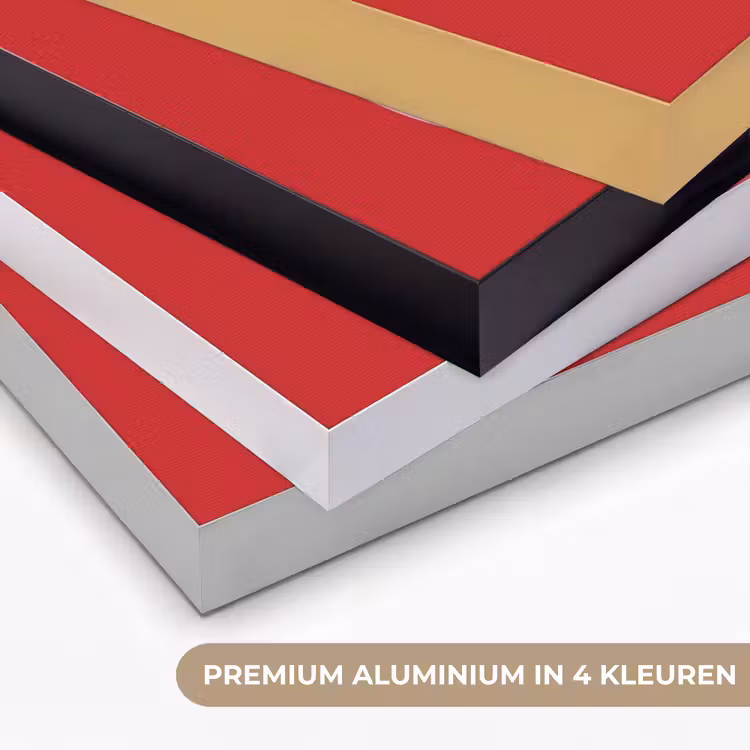 Rood - Love - Valentijn - Roze Textielframe zwart klein -USP_kleurenNL
