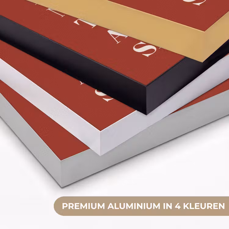 Rood - Quote - Liefde Textielframe zwart klein -USP_kleurenNL