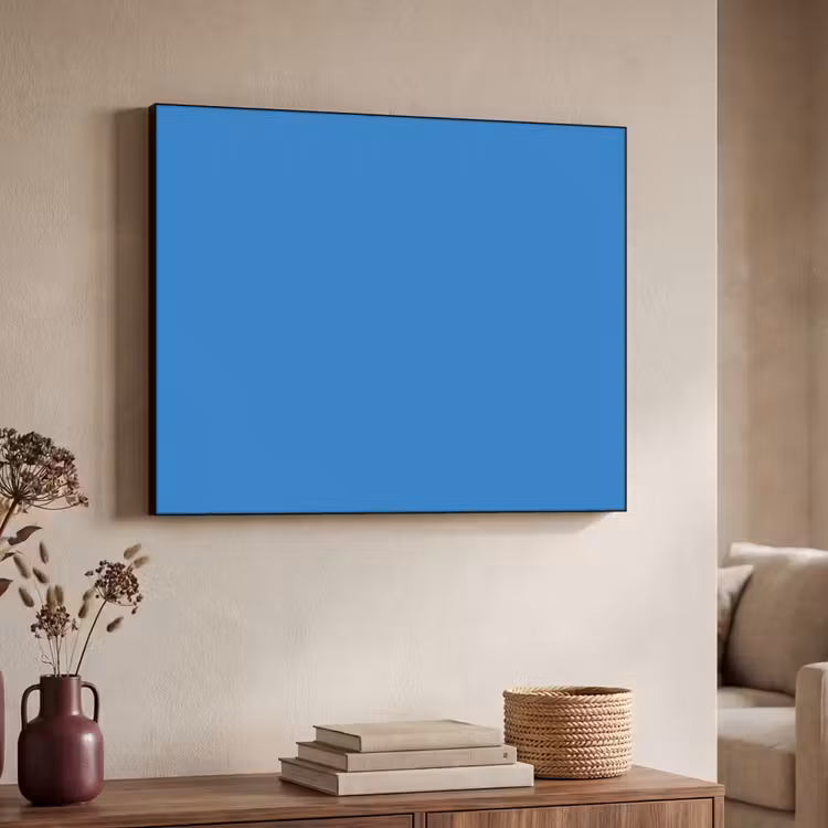 Royal - Blue - Blauw Textielframe zwart klein 947 -sfeer3