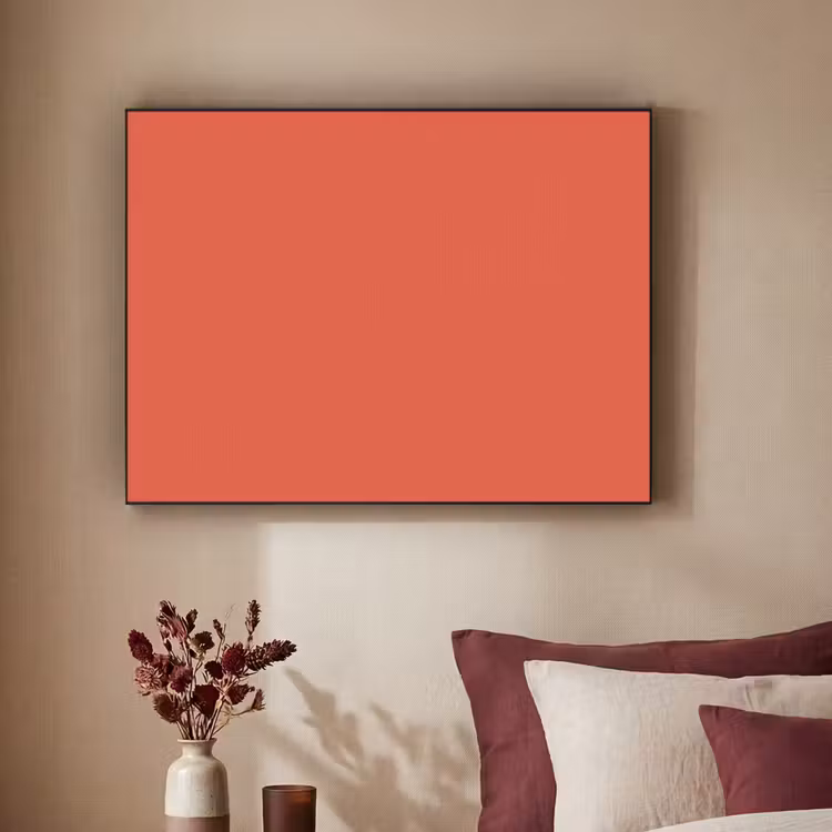 Rustic - Clay - Oranje Textielframe zwart klein 947 -sfeer1