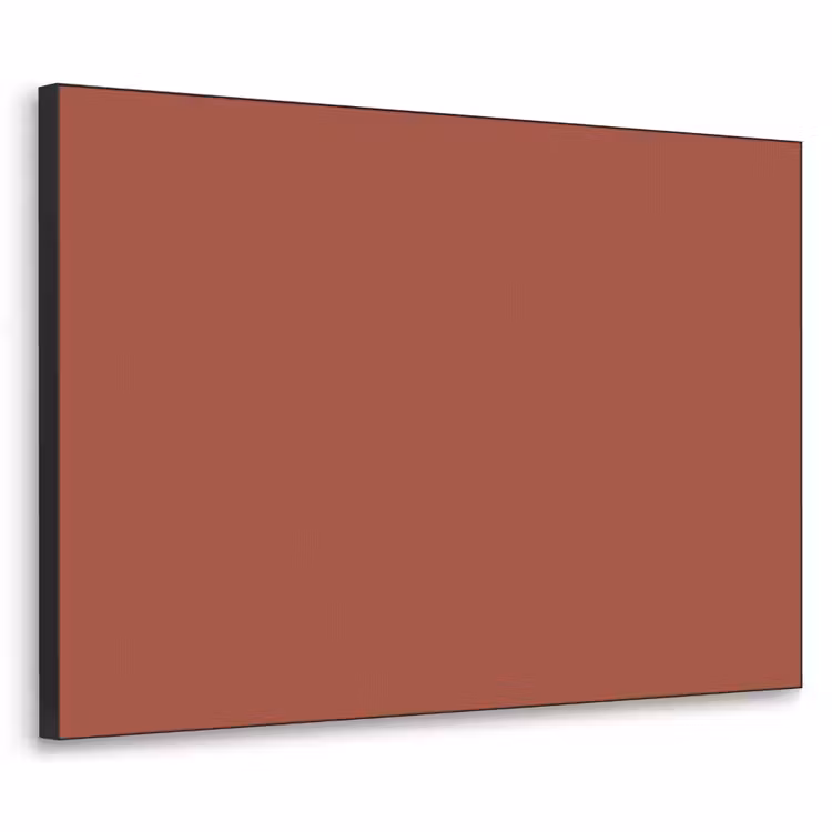 Rustic - Terracotta - Oranje Textielframe zwart klein 947 -3d