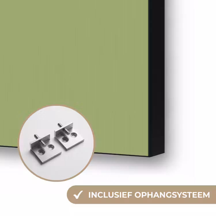 Sage - Green - Groen Textielframe zwart klein 947 -USP_ophangsysteemNL