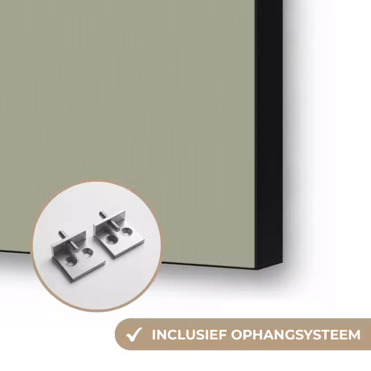 Sage - Mist - Groen Textielframe zwart klein 947 -USP_ophangsysteemNL
