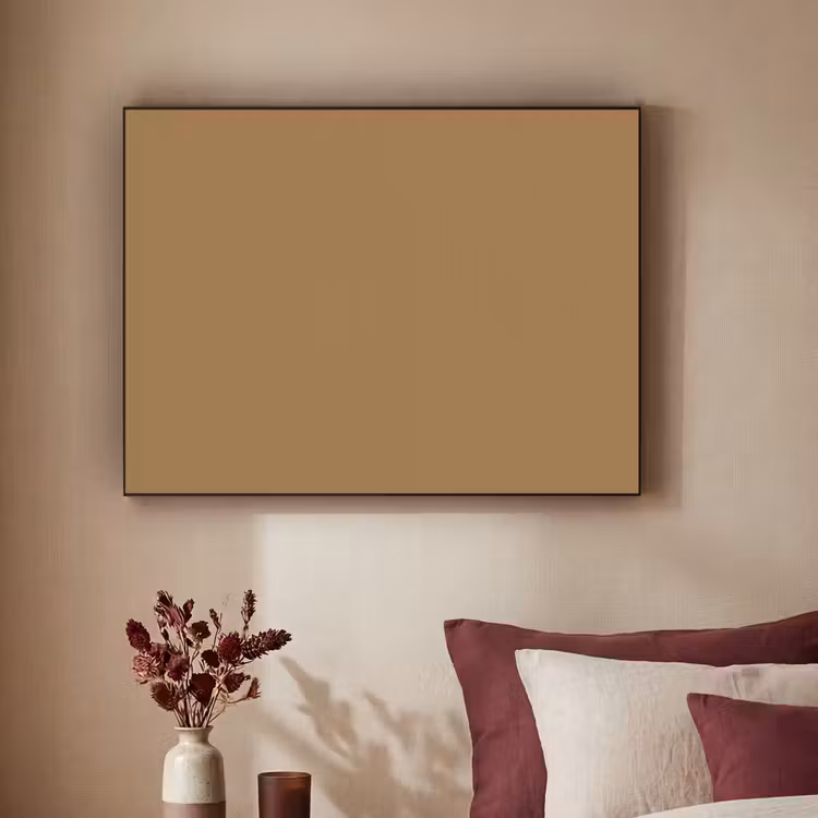 Sahara - Earth - Oranje Textielframe zwart klein 947 -sfeer1