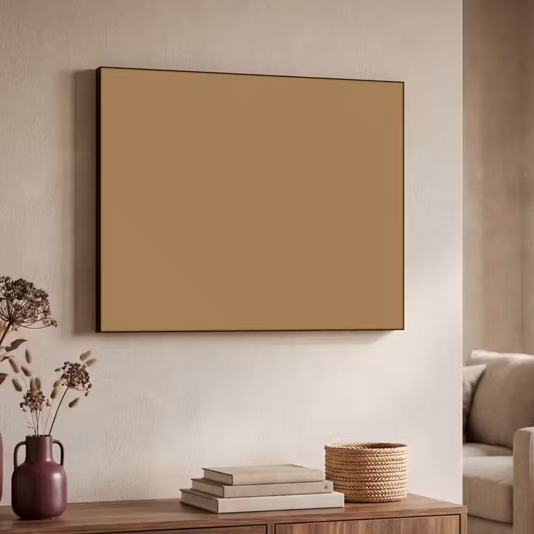 Sahara - Earth - Oranje Textielframe zwart klein 947 -sfeer3