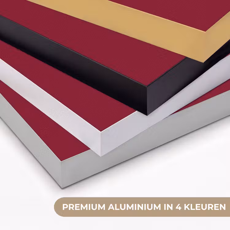 Santa - Wine - Rood - Kerst - Kerstman Textielframe zwart klein -USP_kleurenNL