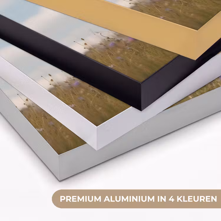 Schaap - Bloemen - Weide Textielframe zwart klein -USP_kleurenNL