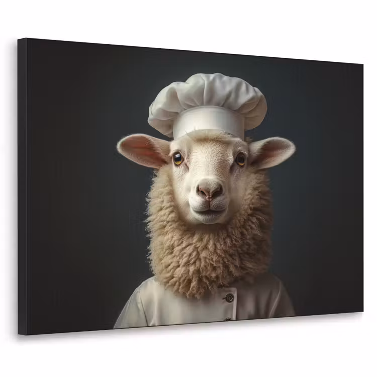 Schaap - Wol - Kok Textielframe - compleet frame klein -3d
