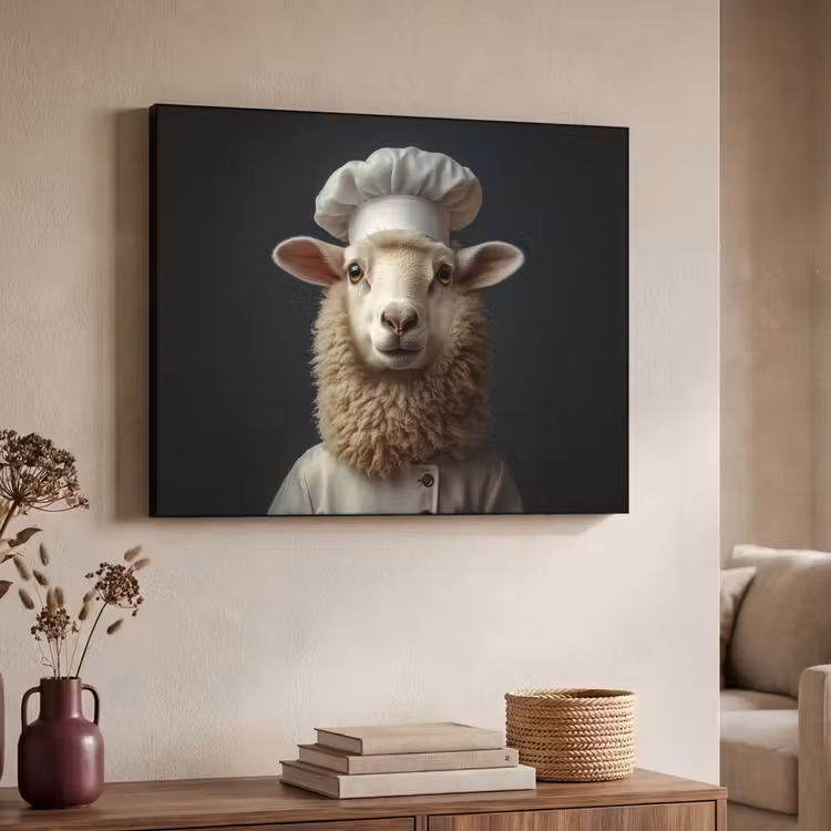Schaap - Wol - Kok Textielframe - compleet frame klein -sfeer3