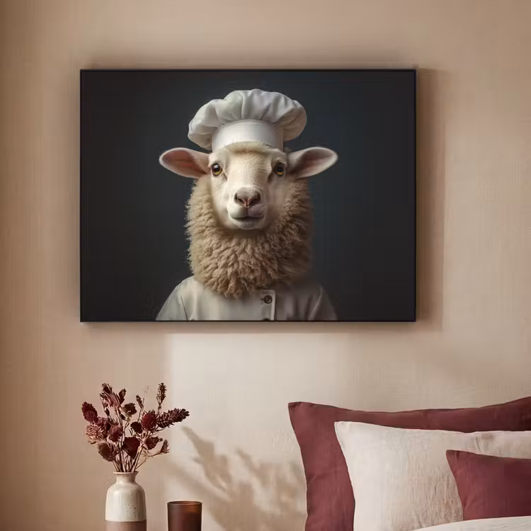 Schaap - Wol - Kok Textielframe - compleet frame klein -sfeer1