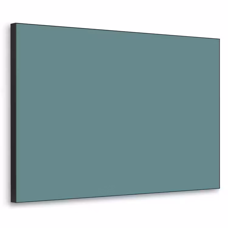 Serene - Teal - Blauw Textielframe zwart klein 947 -3d