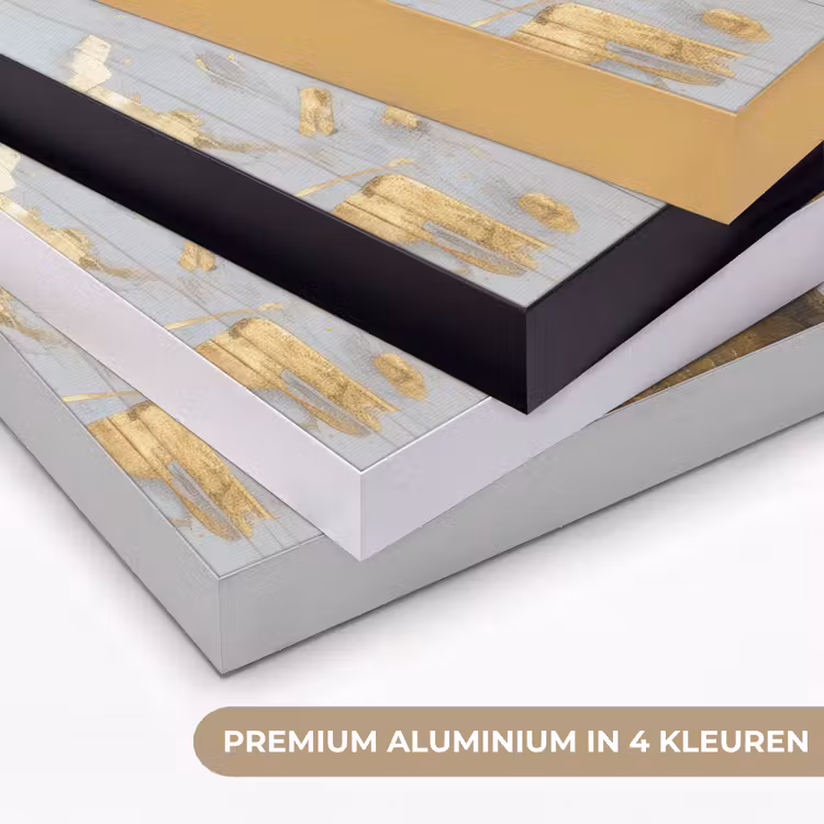 Sierlijk - Vrouw - Goud - Ogen Textielframe zwart klein -USP_kleurenNL
