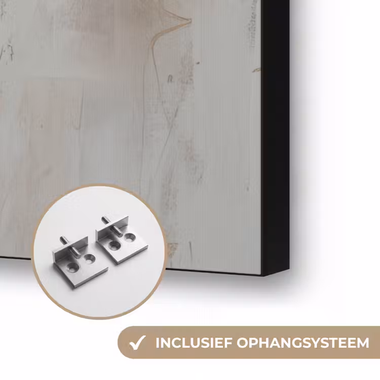 Sierlijk - Vrouw - Goud - Ogen Textielframe zwart klein -USP_ophangsysteemNL