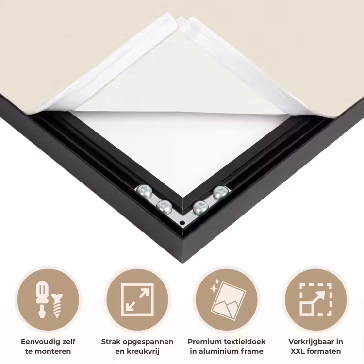 Silhouet - Hond - Trui - Rood Textielframe zwart klein -USP_feed_closeupNL