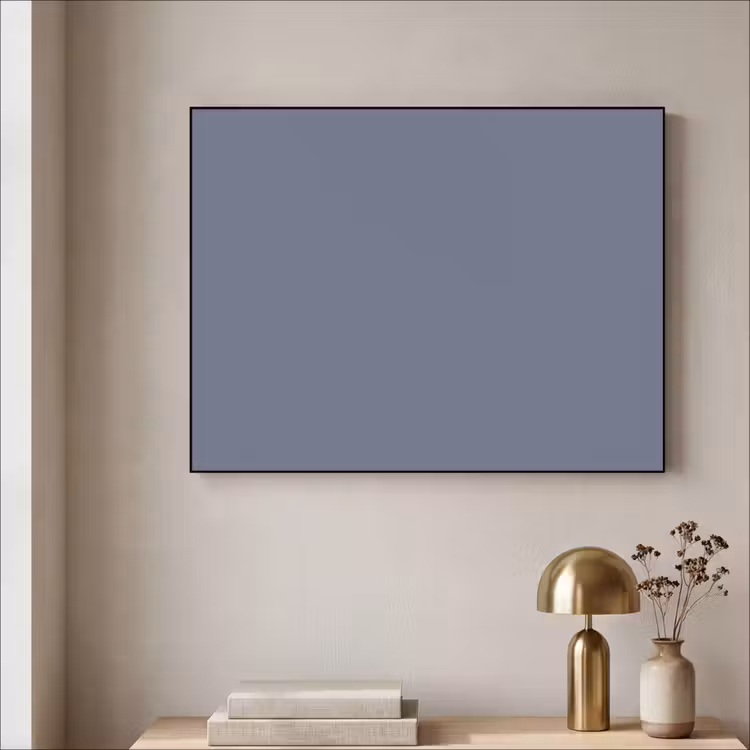Slate - Whisper - Blauw Textielframe zwart klein 947 -sfeer2