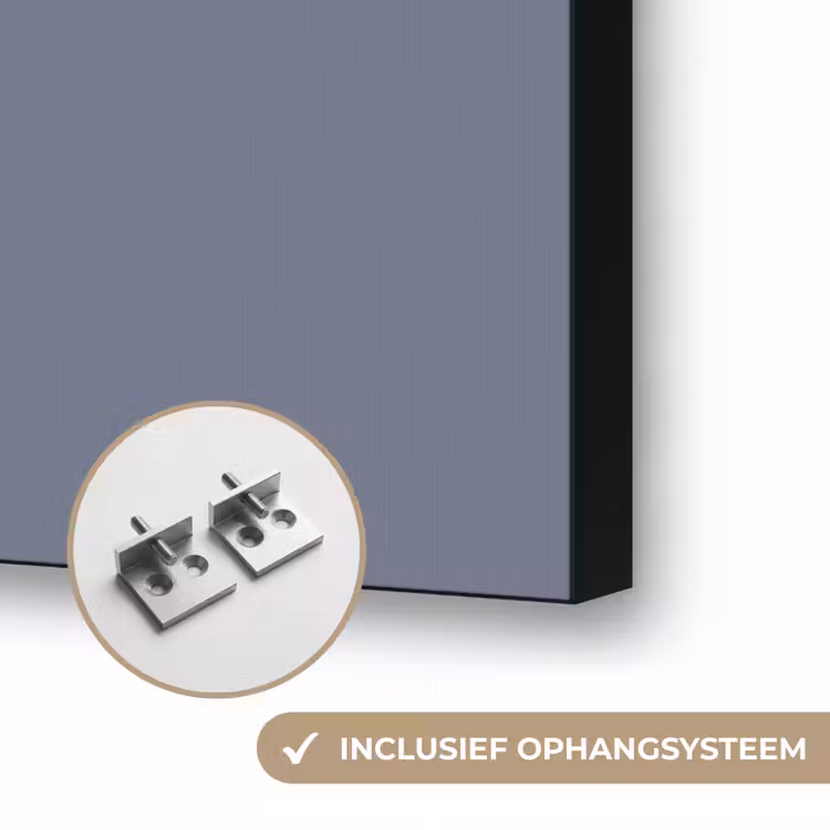 Slate - Whisper - Blauw Textielframe zwart klein 947 -USP_ophangsysteemNL