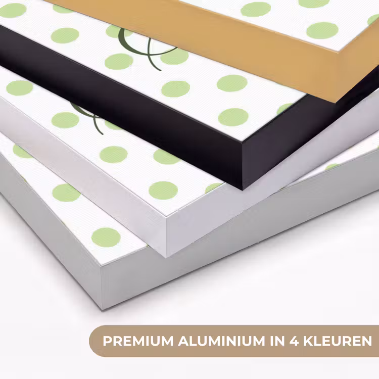 Snack Station - Groen - Stippen Textielframe zwart klein -USP_kleurenNL
