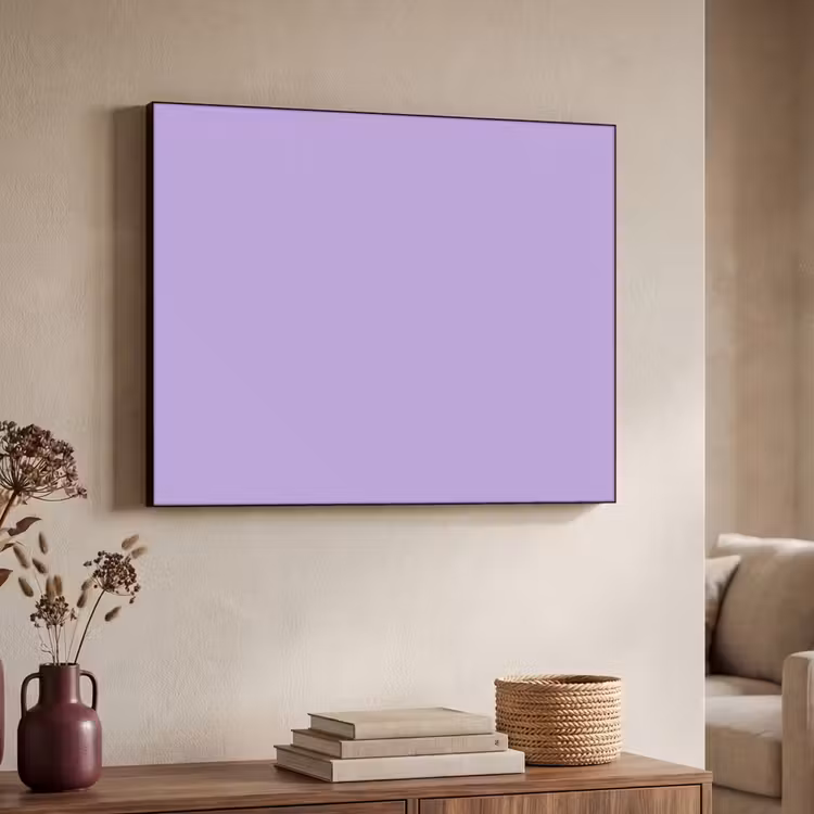 Soft - Lavender - Paars Textielframe zwart klein 947 -sfeer3