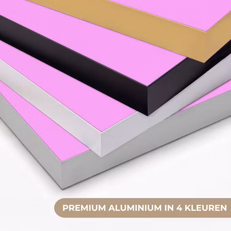 Soft - Lavender - Roze Textielframe zwart klein 947 -USP_kleurenNL