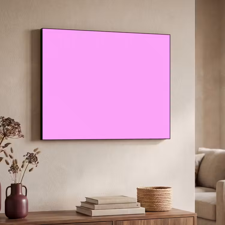 Soft - Lavender - Roze Textielframe zwart klein 947 -sfeer3
