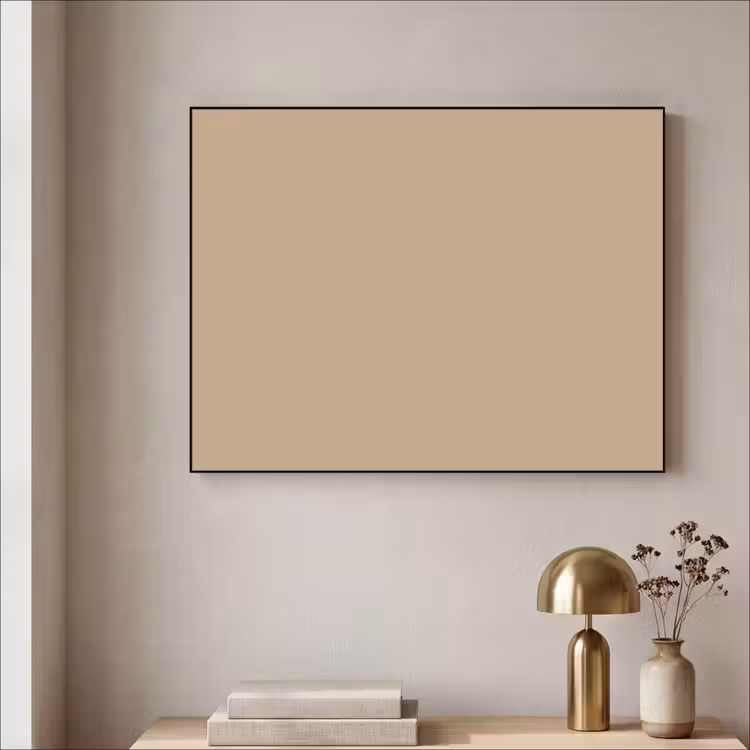 Soft - Taupe - Bruin Textielframe zwart klein 947 -sfeer2