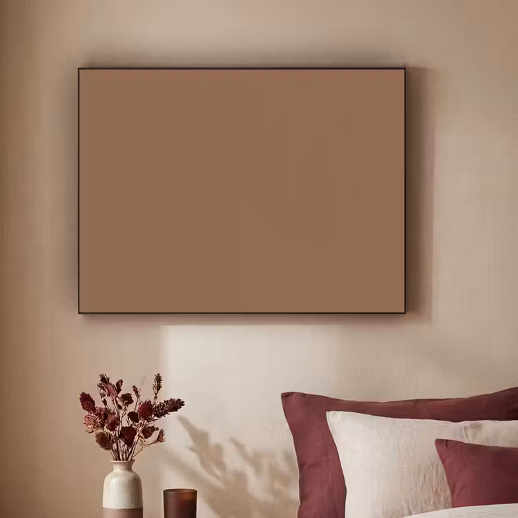 Soft - Walnut - Bruin Textielframe zwart klein 947 -sfeer1