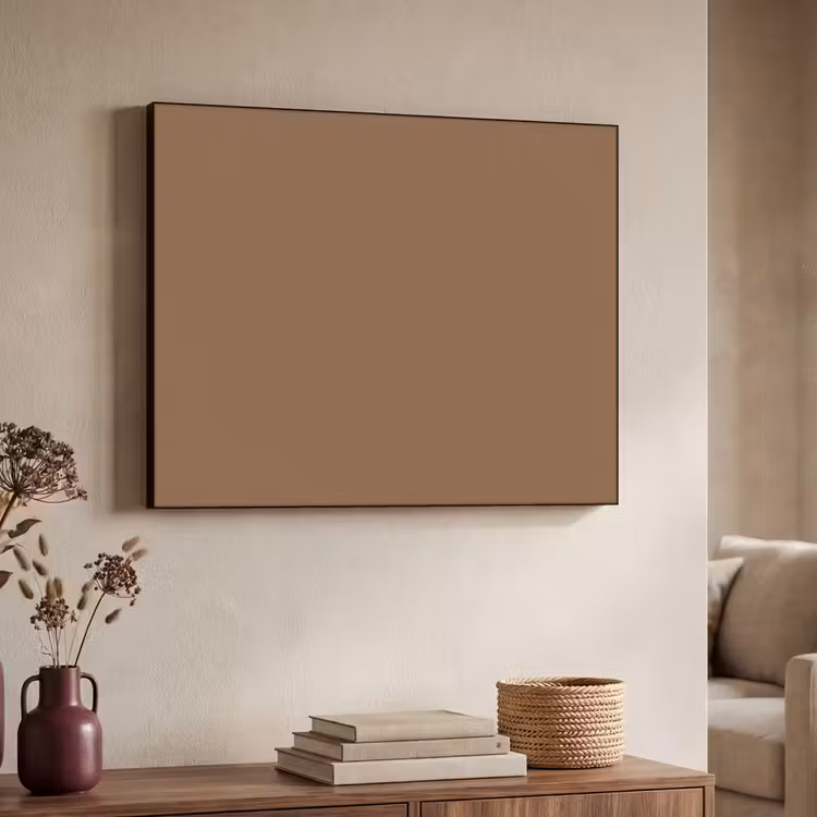 Soft - Walnut - Bruin Textielframe zwart klein 947 -sfeer3
