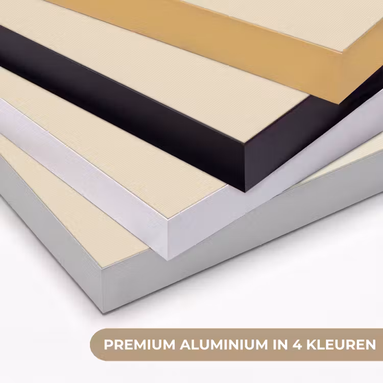 Specht - Bloemen - Paars Textielframe zwart klein -USP_kleurenNL