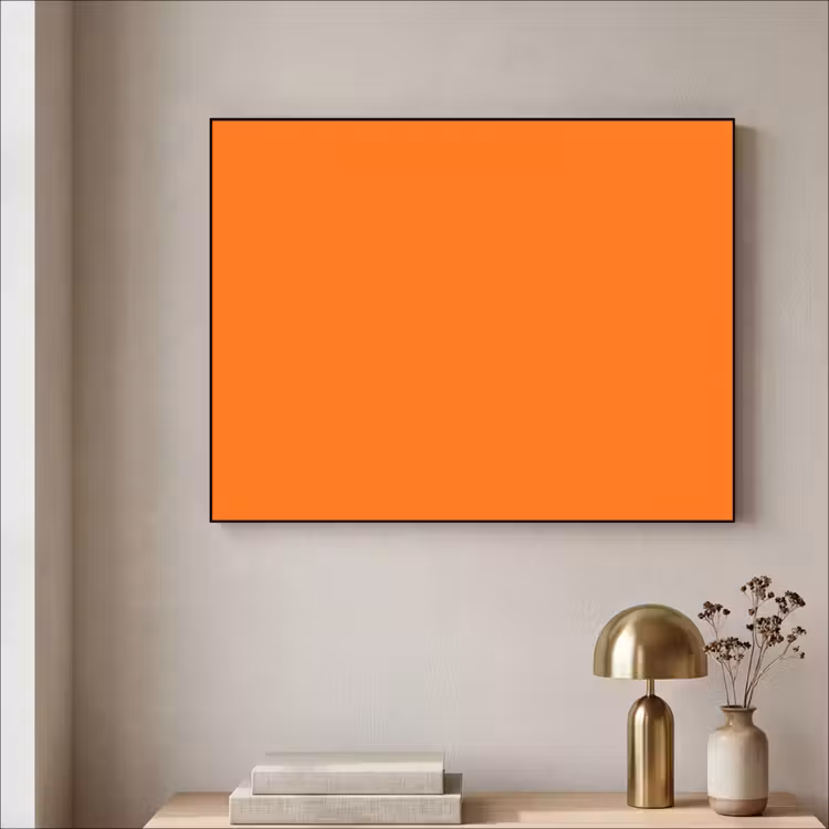 Spiced - Pumpkin - Oranje Textielframe zwart klein 947 -sfeer2
