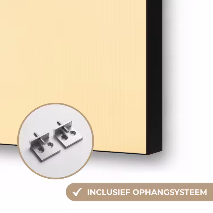 Stekels - Vis - Opgeblazen - Bruin Textielframe zwart klein -USP_ophangsysteemNL
