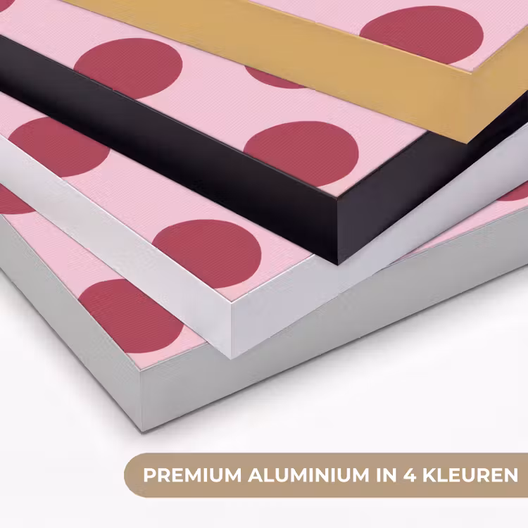 Stippen - Patroon - Bordeaux Textielframe zwart klein 947 -USP_kleurenNL