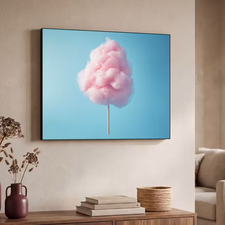 Suikerspin - Zoet - Snoep Textielframe - compleet frame klein -sfeer3