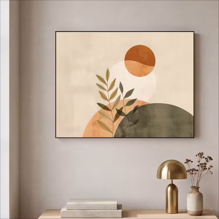 Takken - Vormen - Abstract Textielframe zwart klein -sfeer2