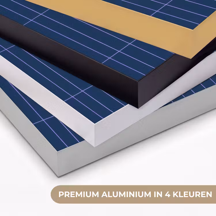 Tegels - Langwerpig - Blauw Textielframe zwart klein 947 -USP_kleurenNL