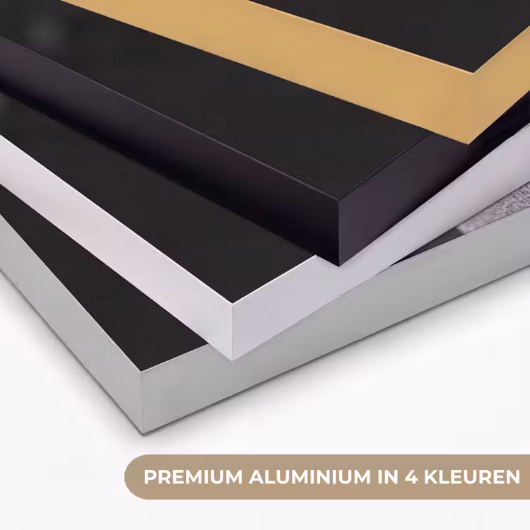 Tennisbal - Zwart - Wit Textielframe zwart klein -USP_kleurenNL