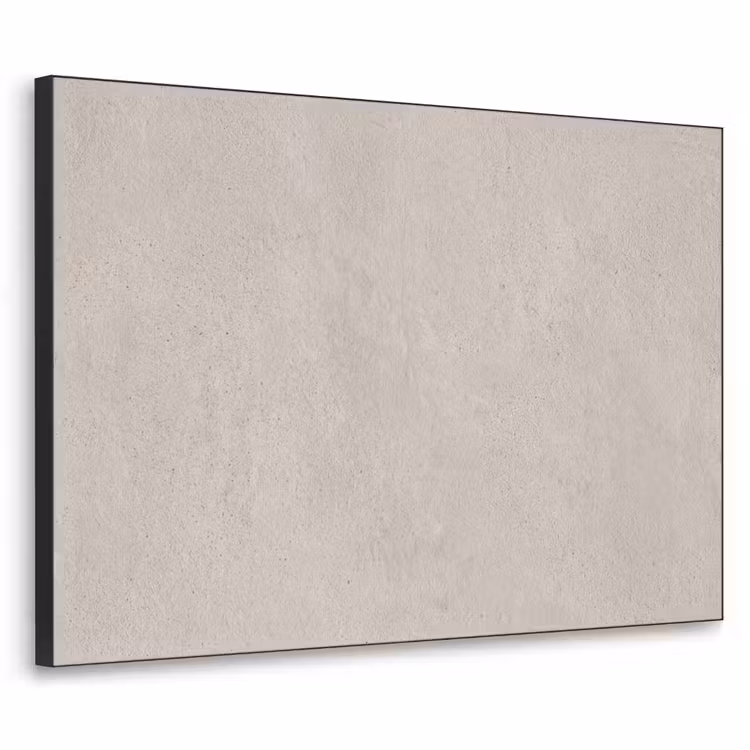 Textuur - Effen - Abstract - Beige Textielframe zwart klein -3d