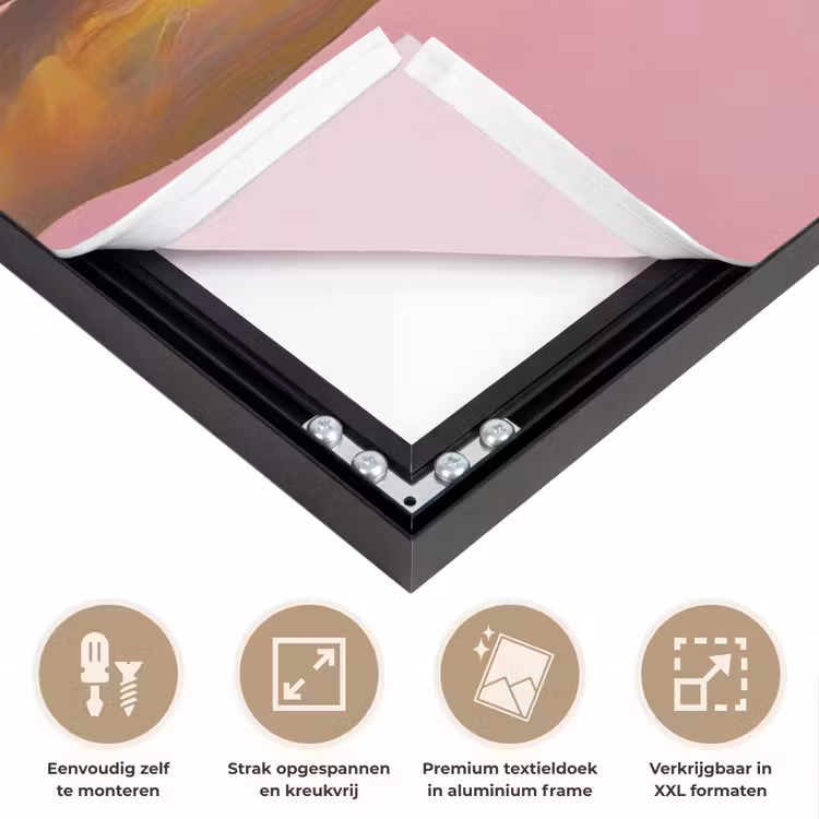 Tijger - Bril - Geel - Jasje Textielframe zwart klein -USP_feed_closeupNL