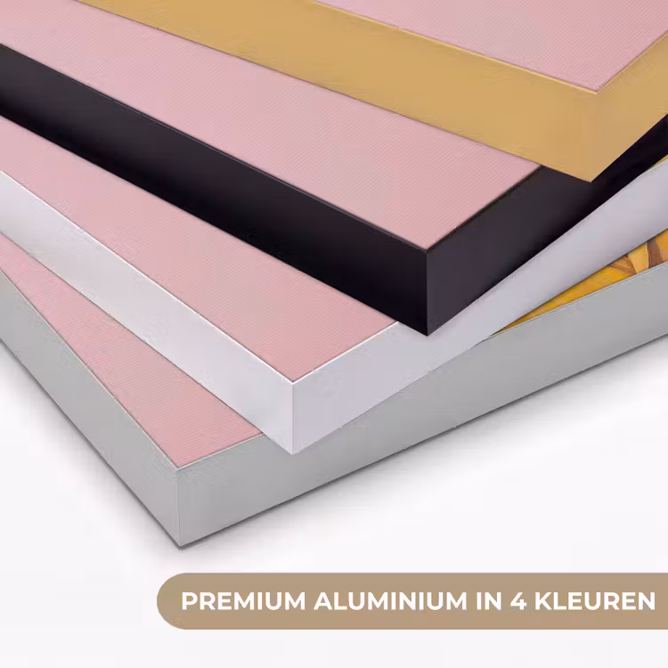 Tijger - Bril - Geel - Jasje Textielframe zwart klein -USP_kleurenNL
